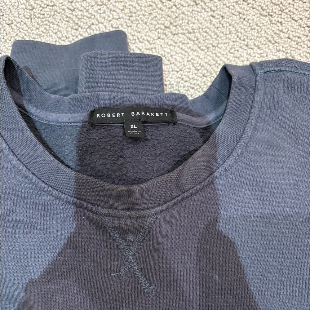 Robert Barakett Men's Grey Crew Neck